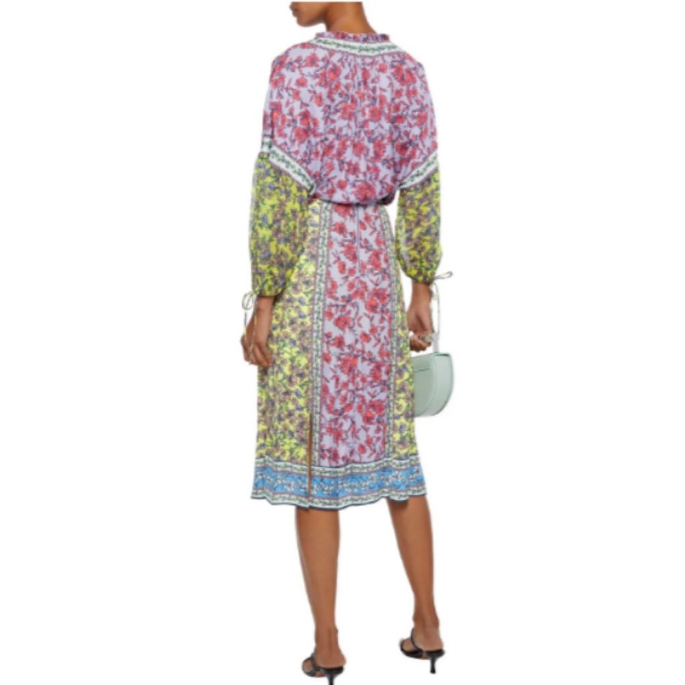 Alice + Olivia Athena Floral Midi Skirt with Sexy Side Slits - Picture 11 of 16